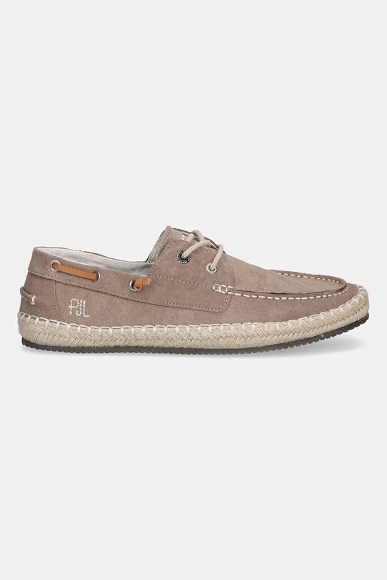 Замшевые эспадрильи Pepe Jeans TOURIST DECK PMS10335 бежевый SS25
