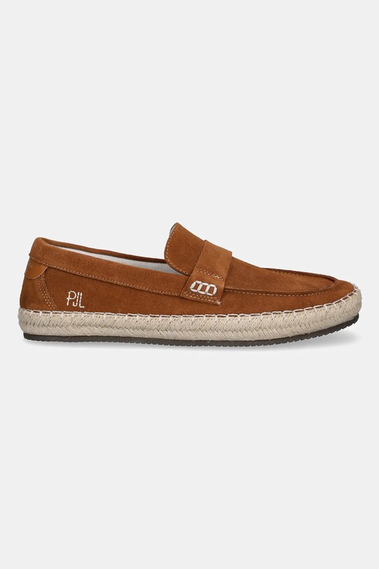 Замшеві еспадрилі Pepe Jeans TOURIST COAST PMS10337 коричневий SS25