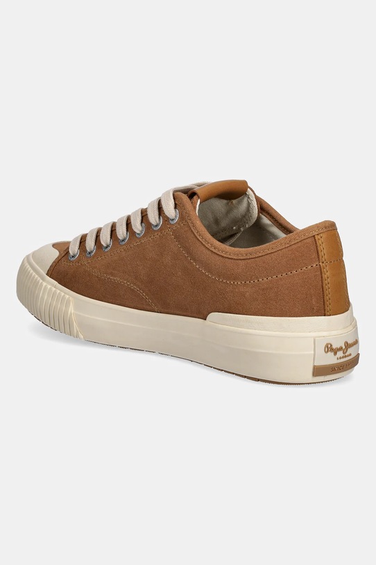Obuwie Pepe Jeans tenisówki zamszowe BEN SUEDE M PMS31074 brązowy