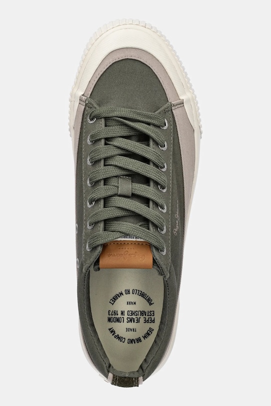 Ниски кецове Pepe Jeans BEN WASH M зелен PMS31075