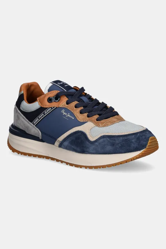 Pepe Jeans sneakersy BUSTER PRO COMBI M tekstylny granatowy PMS60041