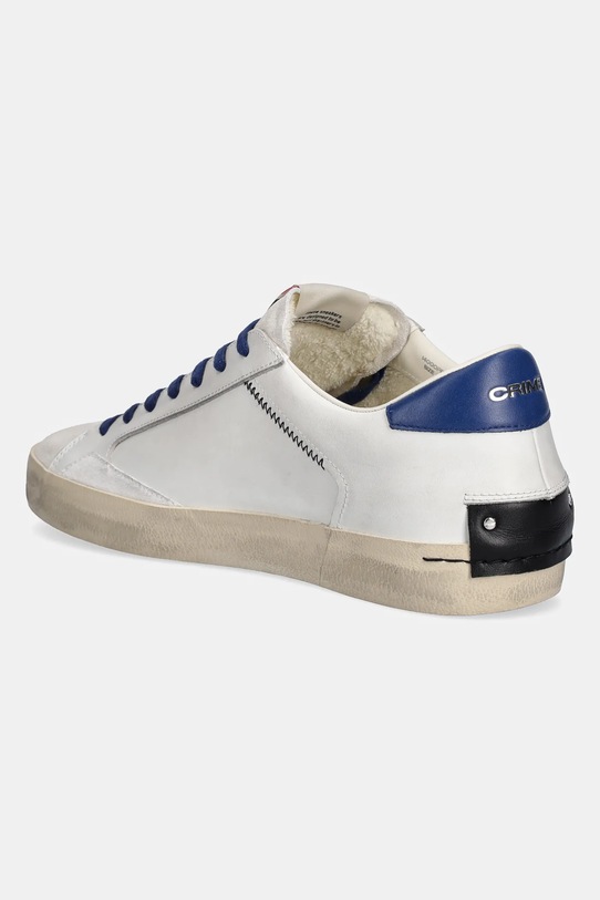 Obutev Usnjene superge Crime London DISTRESSED 14000PP7 bela