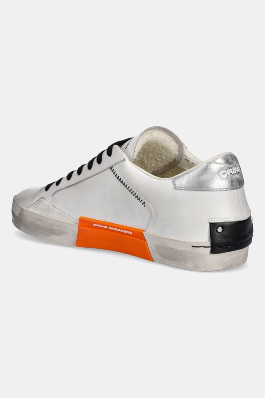 Boty Kožené sneakers boty Crime London DISTRESSED 14004PP7 bílá