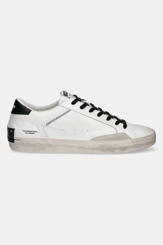 Crime London sneakers din piele DISTRESSED 16001PP5 alb SS25