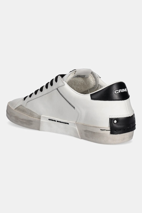 Încălțăminte Crime London sneakers din piele DISTRESSED 16001PP5 alb