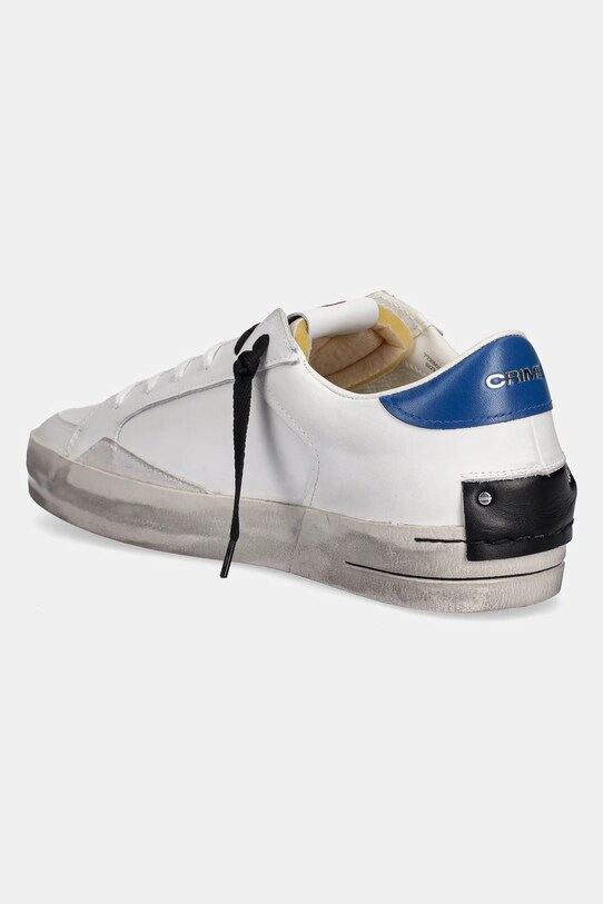 Încălțăminte Crime London sneakers din piele SK8 DELUXE 77250PP7 alb