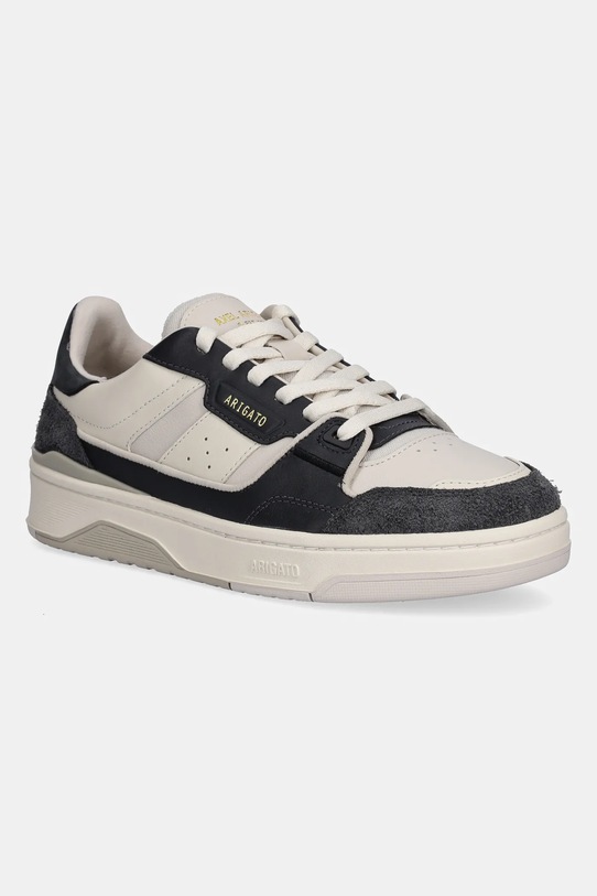 Kožne tenisice Axel Arigato Clay Sneaker zrnata koža siva F2538002