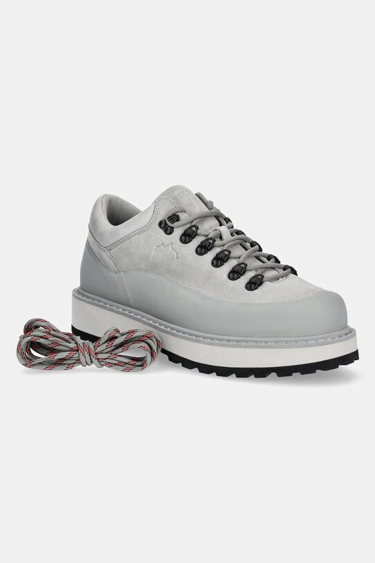 Diemme scarpe in camoscio Cornaro Due Gomma DI25SPCOM.F04X072LTG grigio