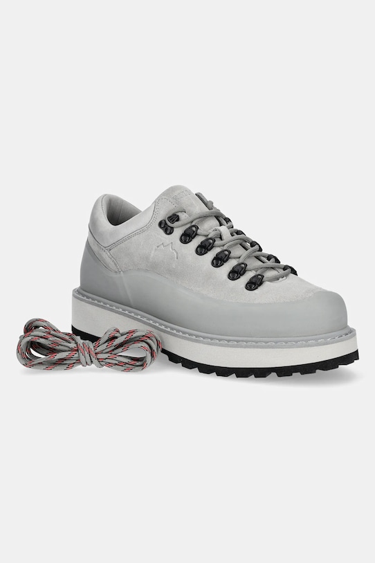 Diemme pantofi de piele intoarsa Cornaro Due Gomma DI25SPCOM.F04X072LTG gri