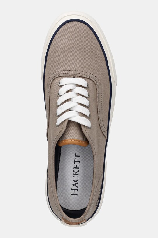 Hackett London tenisówki BLAKE SMART brązowy HMS21480