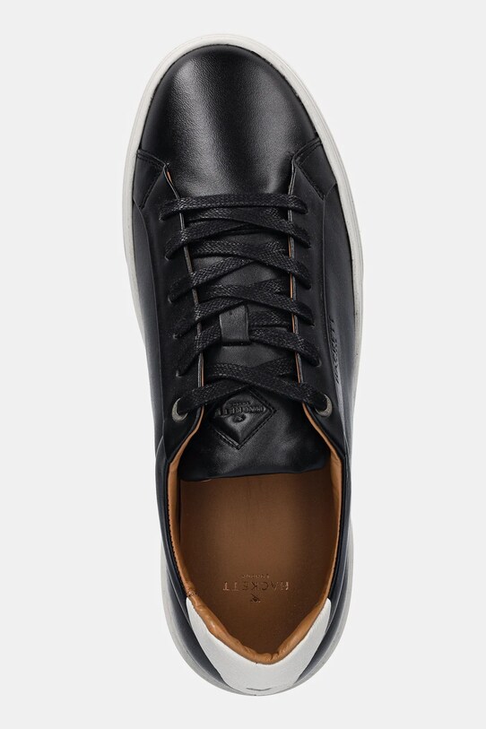 Hackett London sneakers din piele HACKNEY LACE negru HMS21471