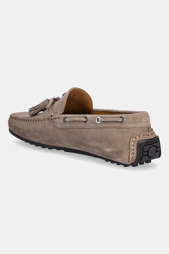 Obuwie Hackett London mokasyny zamszowe DRIVER TASSEL HMS21486 brązowy
