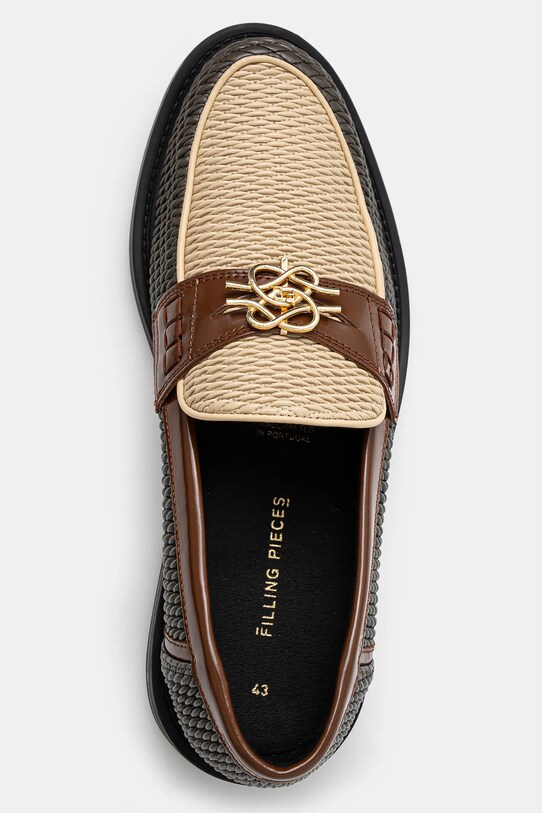Мокасины Filling Pieces Loafer Reed бежевый 44278553030
