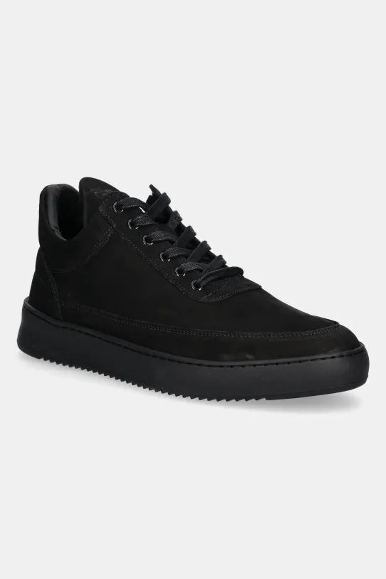 Filling Pieces scarpe da ginnastica in nubuck Low Top Ripple Nubuck bassa nero 25122841847