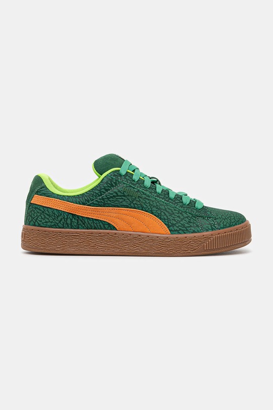 Puma sneakers din piele intoarsă Suede XL 401304 verde SS25