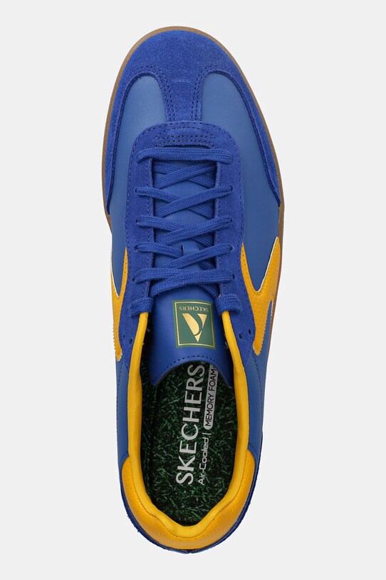 Skechers sneakersy skórzane HOTSHOT niebieski 254152