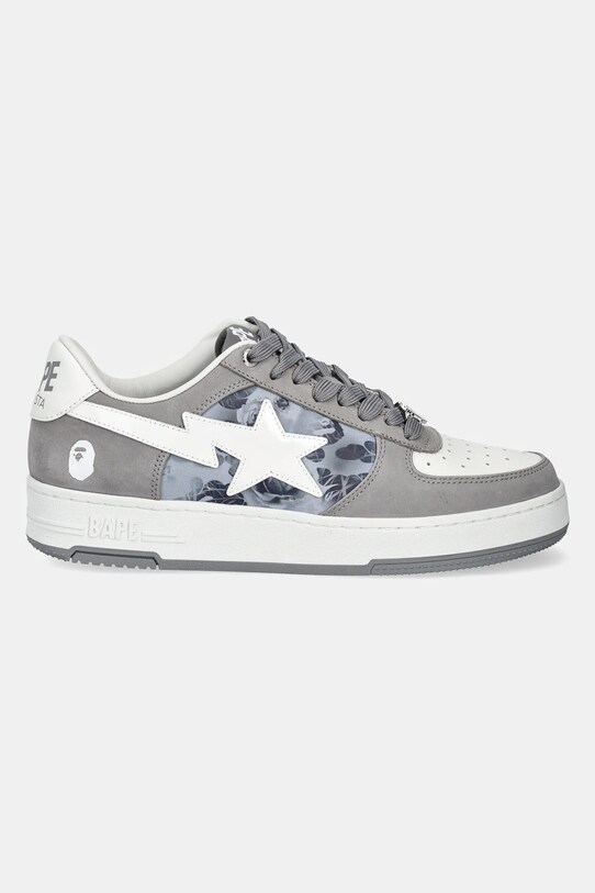 A Bathing Ape sneakers din piele BAPE STA #2 M2 1K80191302 gri SS25