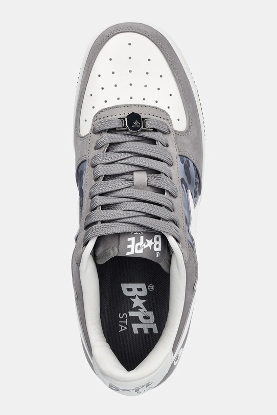 A Bathing Ape leather sneakers BAPE STA #2 M2 gray 1K80191302