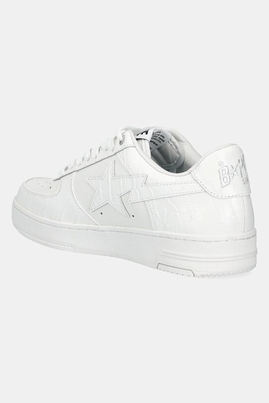 Shoes A Bathing Ape leather sneakers BAPE STA #3 M2 1K80191303 white