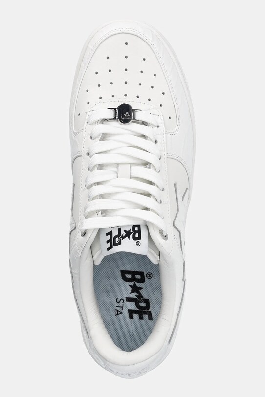 A Bathing Ape leather sneakers BAPE STA #3 M2 white 1K80191303