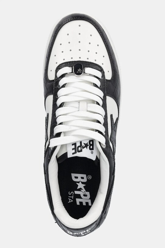 Kožené tenisky A Bathing Ape BAPE STA #3 M2 čierna 1K80191303