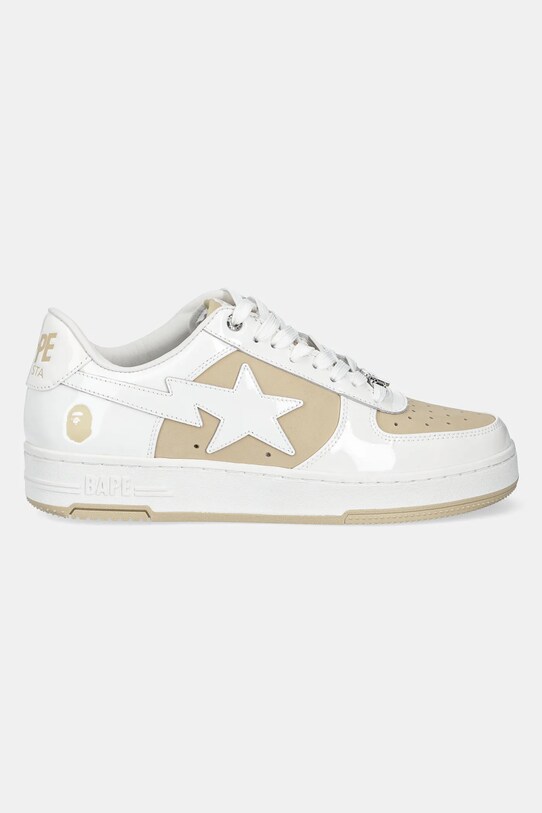 Kožené tenisky A Bathing Ape BAPE STA #6 M2 1K80191306 béžová SS25