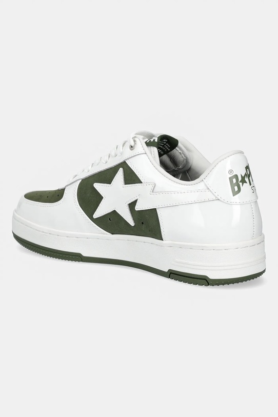 Shoes A Bathing Ape leather sneakers BAPE STA #6 M2 1K80191306 green