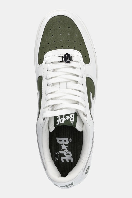 A Bathing Ape leather sneakers BAPE STA #6 M2 green 1K80191306