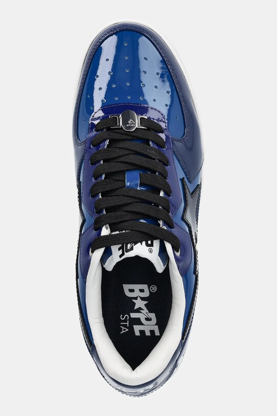 A Bathing Ape leather sneakers BAPE STA ICON M2 navy 1K80191308