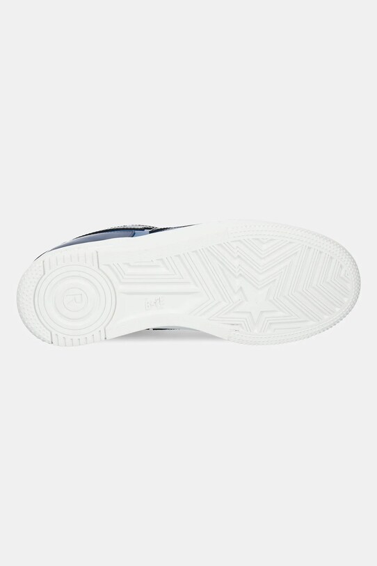 A Bathing Ape leather sneakers BAPE STA ICON M2 1K80191308 navy