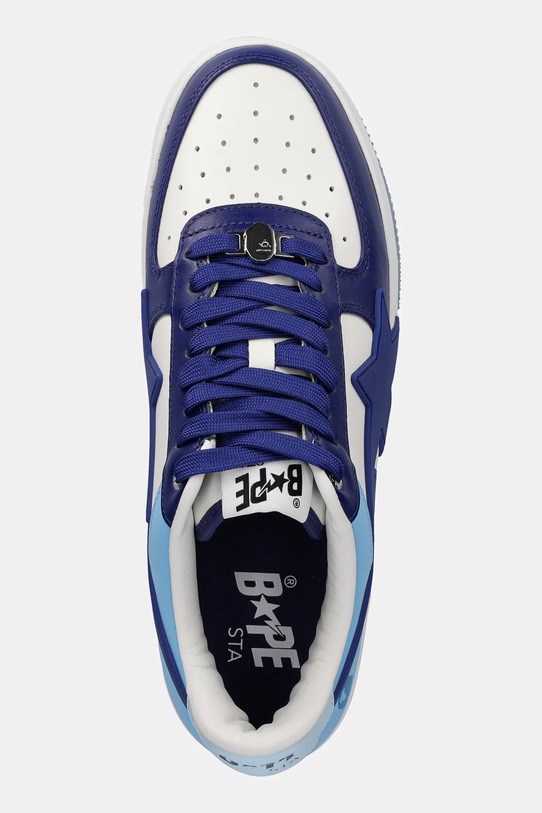 A Bathing Ape sneakersy skórzane BAPESTA OS M2 granatowy 1K80191309