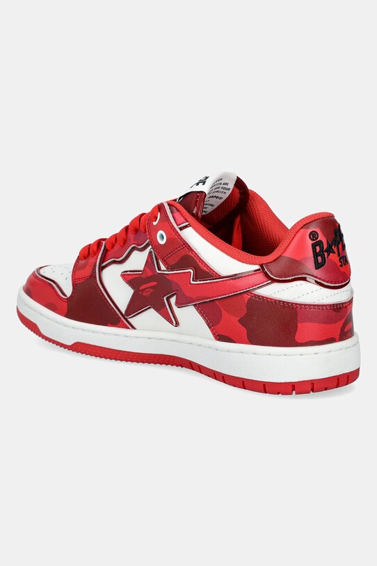 Shoes A Bathing Ape sneakers BAPE SK8 STA #1 M2 1K80191310 red