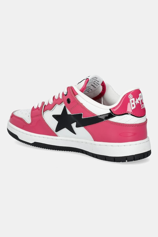 Scarpe A Bathing Ape sneakers in pelle BAPE SK8 STA #2 M2 1K80191311 rosa