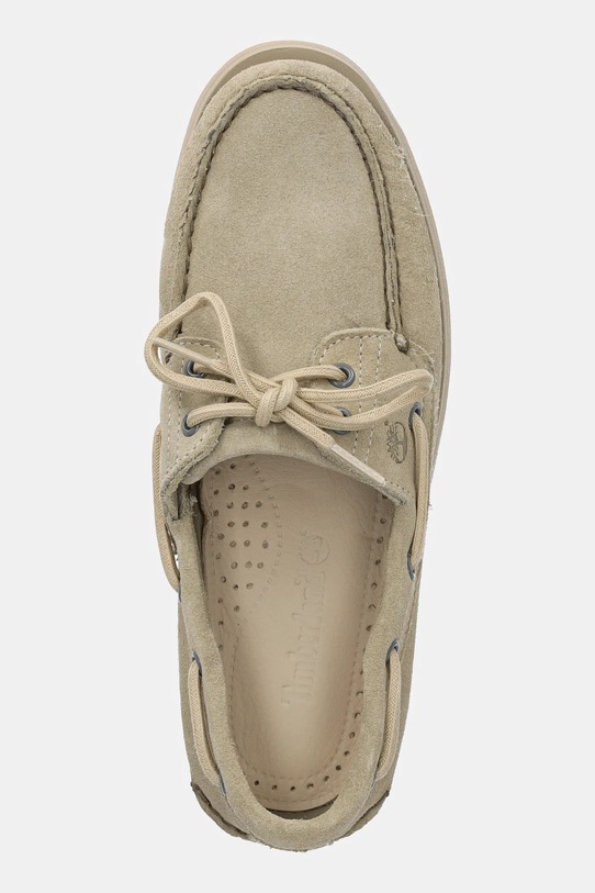 Timberland mocasini din piele întoarsă Classic Boat verde TB0A4187EVV1