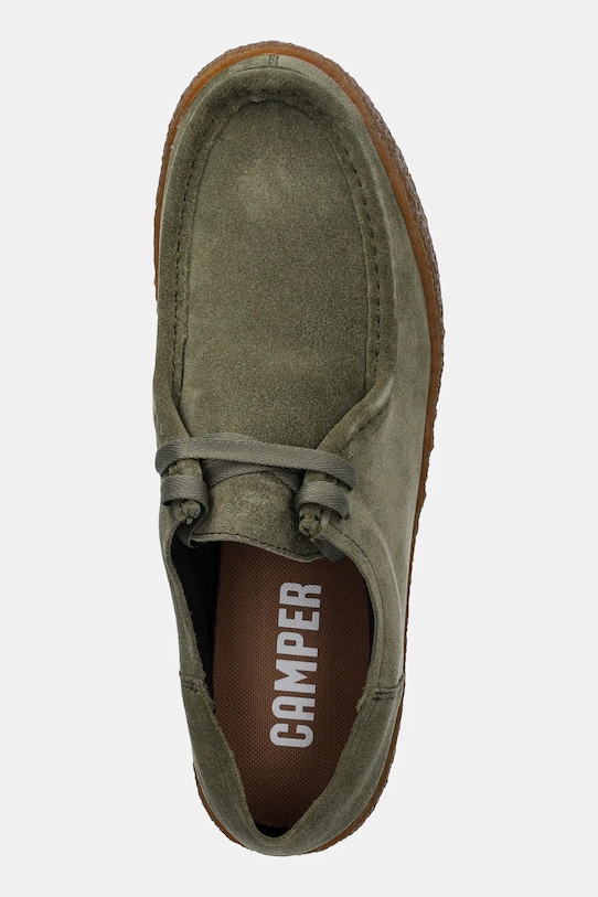 Camper pantofi din nubuc Peu Terreno verde K101004.003