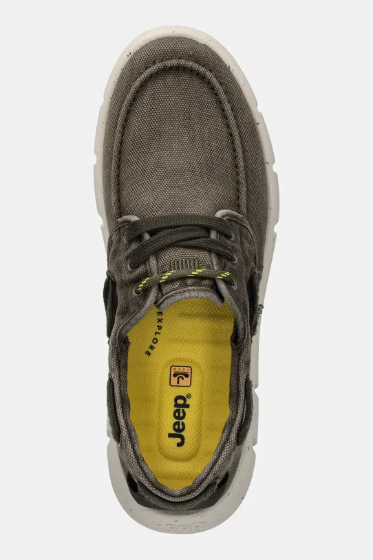 Κλειστά παπούτσια Jeep TABASCO BOAT πράσινο JM51000A