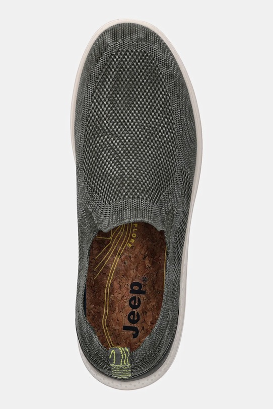 Πάνινα παπούτσια Jeep KAROO SLIP ON πράσινο JM51010A