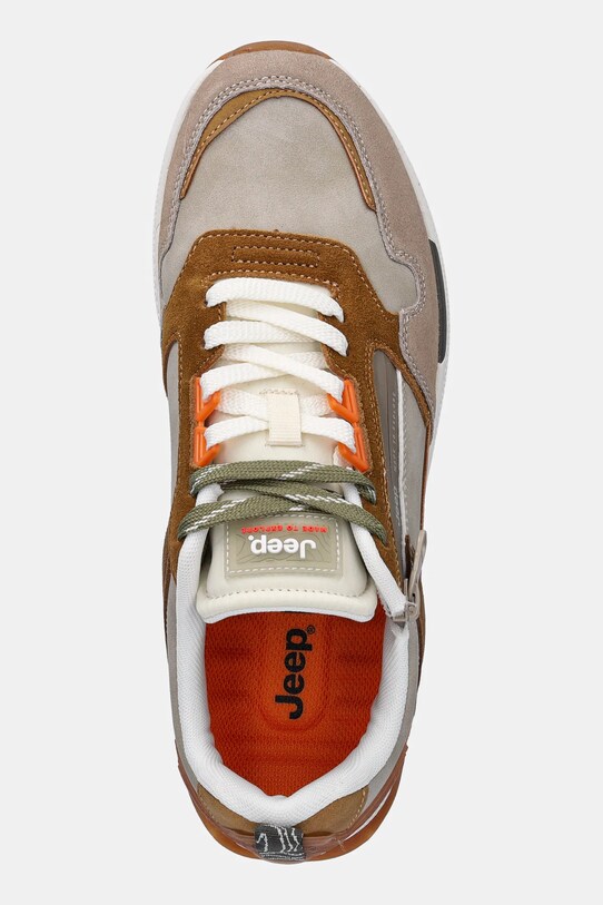 Jeep sneakersy ONTARIO ZIP brązowy JM51061A