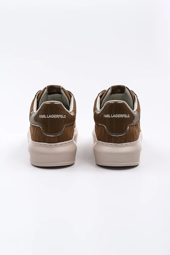 Obuv Kožené tenisky Karl Lagerfeld KAPRI MENS KL52547K.233 hnedá