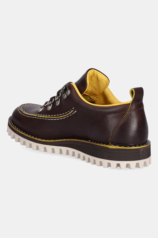 Παπούτσια Δερμάτινα αθλητικά παπούτσια Fracap Shoes M61 καφέ