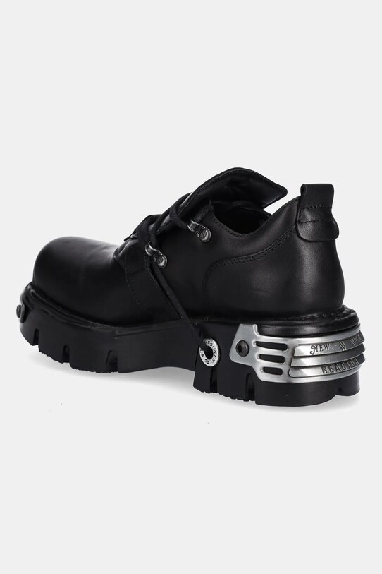 Обувки Кожени половинки обувки New Rock METALLIC M.994.C2 черен