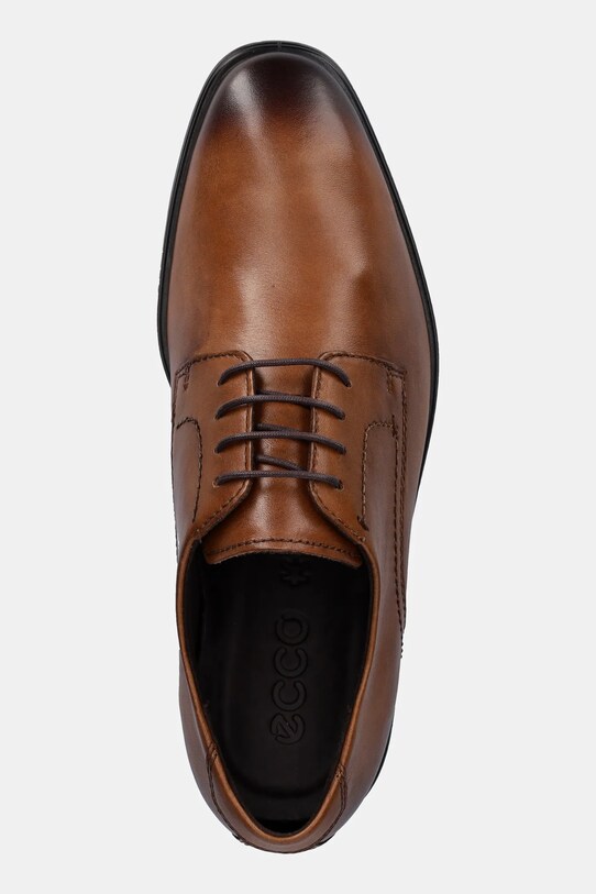 Ecco pantofi de piele Melbourne maro 621634.01112