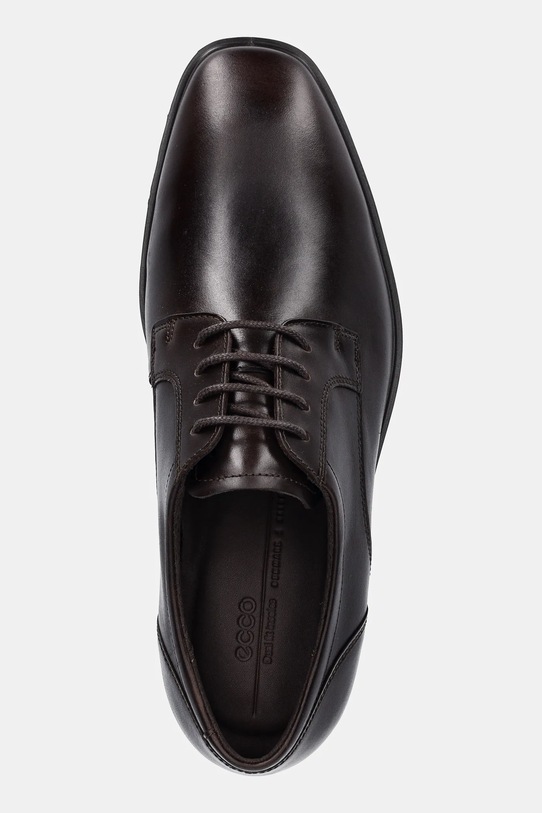 Δερμάτινα κλειστά παπούτσια Ecco Metropole καφέ 523314.01482