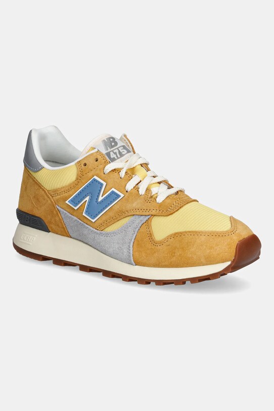New Balance sneakersy zamszowe 475 tekstylny żółty U475HB