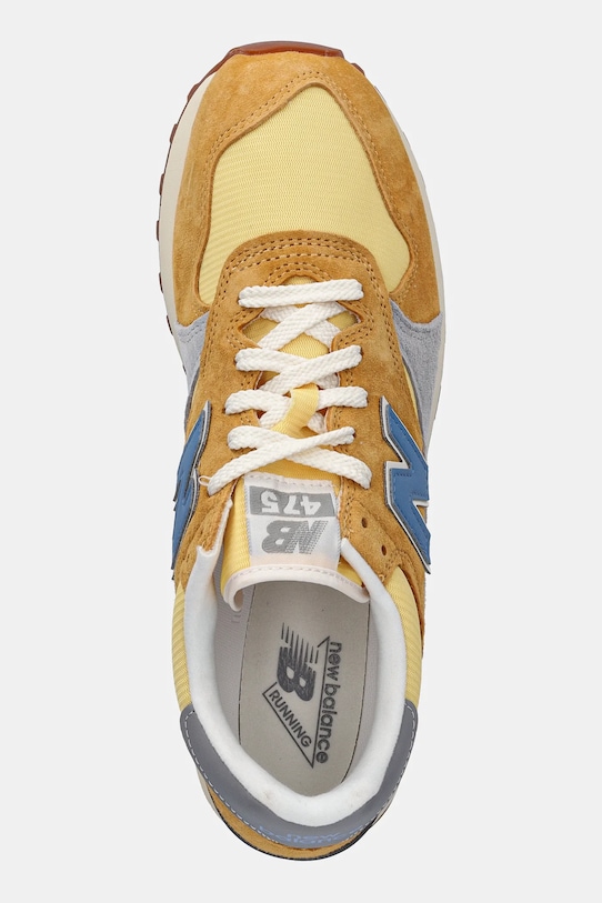 New Balance sneakers din piele întoarsă 475 galben U475HB