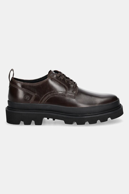 Clarks Originals scarpe in pelle Badell Lace 26181138 marrone SS25