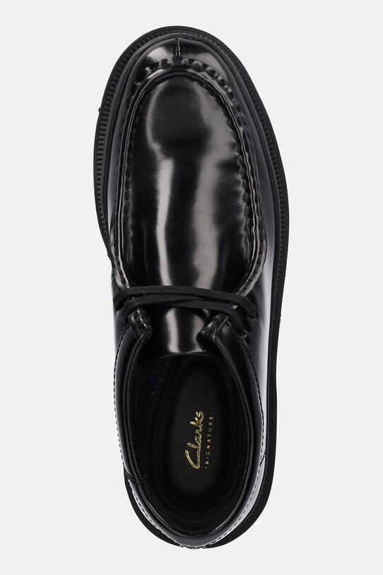 Kožené mokasíny Clarks Originals Badell Seam čierna 26178241