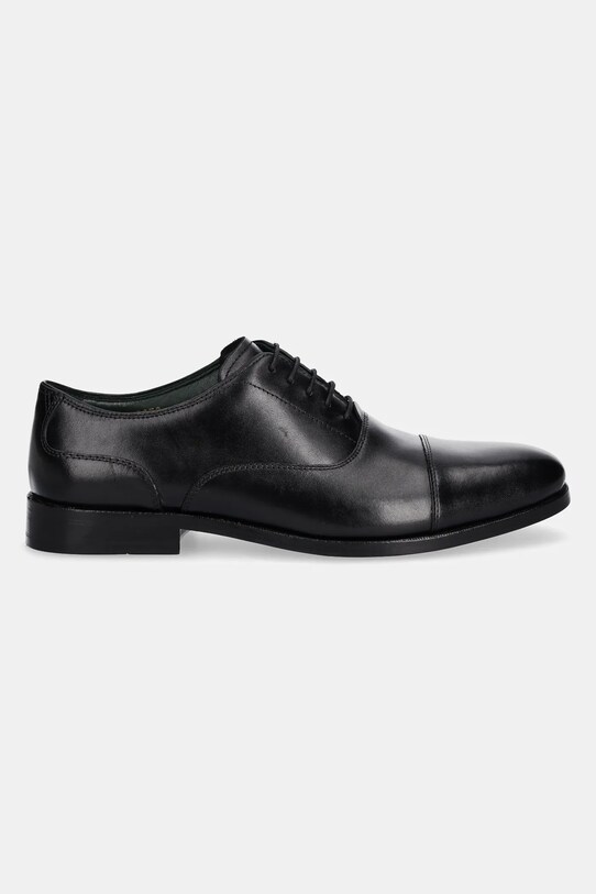 Clarks Originals półbuty skórzane CraftJames Cap 26178572 czarny SS25
