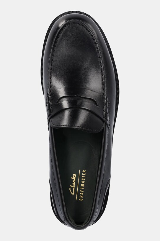 Clarks Originals mokasyny skórzane CraftJames Lo czarny 26178569