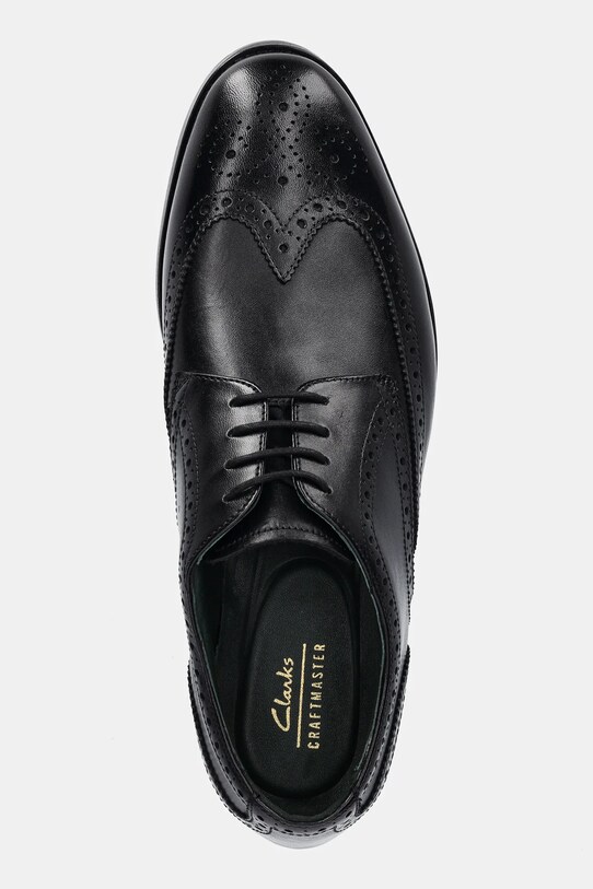 Кожаные туфли Clarks Originals CraftJames Tip чёрный 26178562